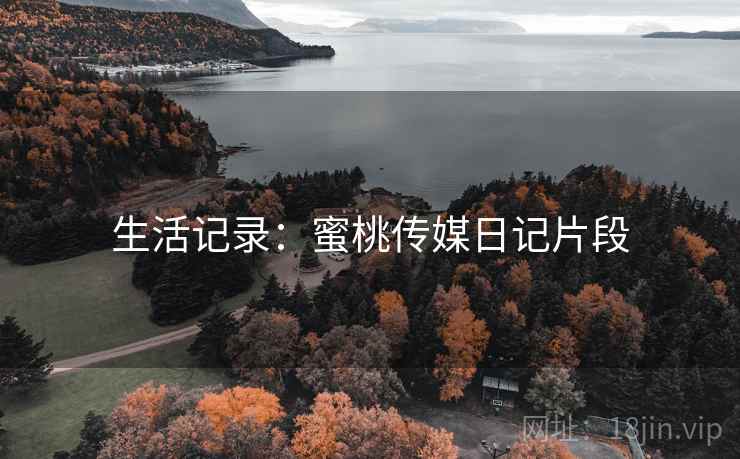 生活记录：蜜桃传媒日记片段